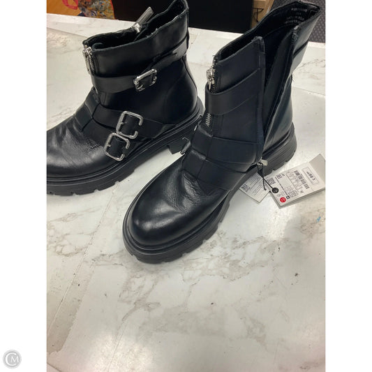 Boots Ankle Heels By Zara In Black, Size: 8.5