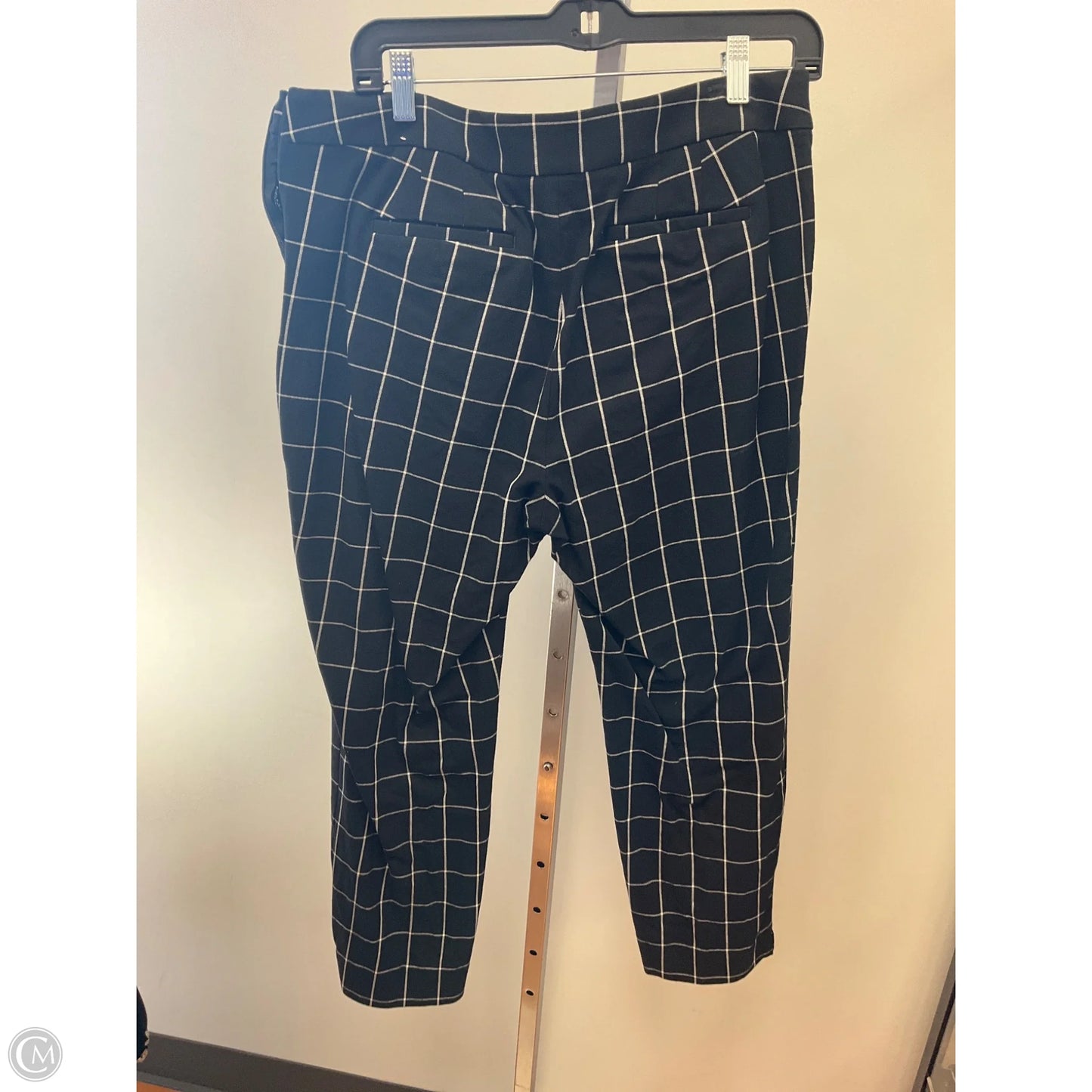 Pants Dress By Talbots In Black & White, Size: 12p