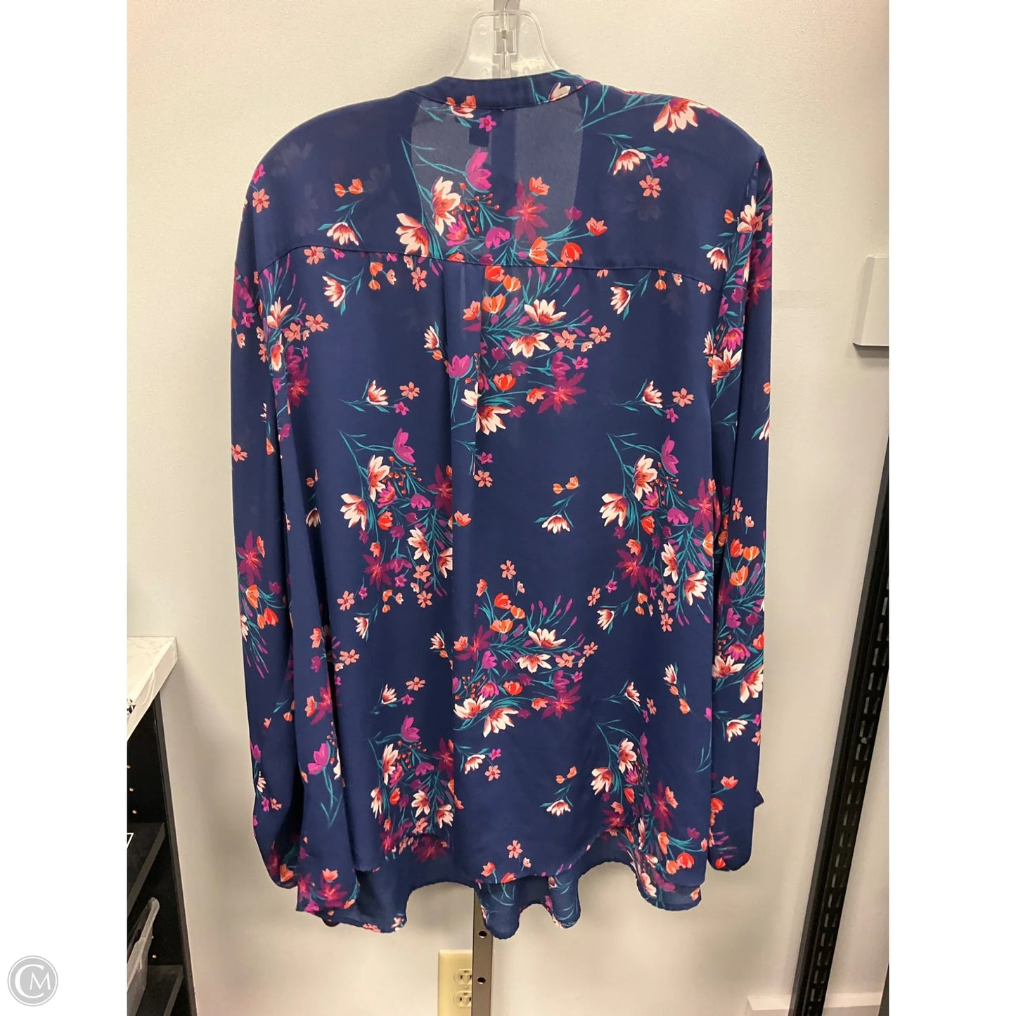 Top Long Sleeve By Torrid In Floral Print, Size: 3x