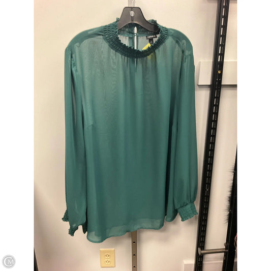 Top Long Sleeve By Torrid In Green, Size: 3x