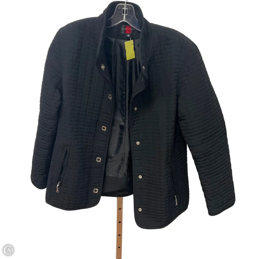 Jacket Puffer & Quilted By Gallery In Black, Size: M