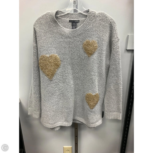 Sweater By Chelsea And Theodore In Grey, Size: M