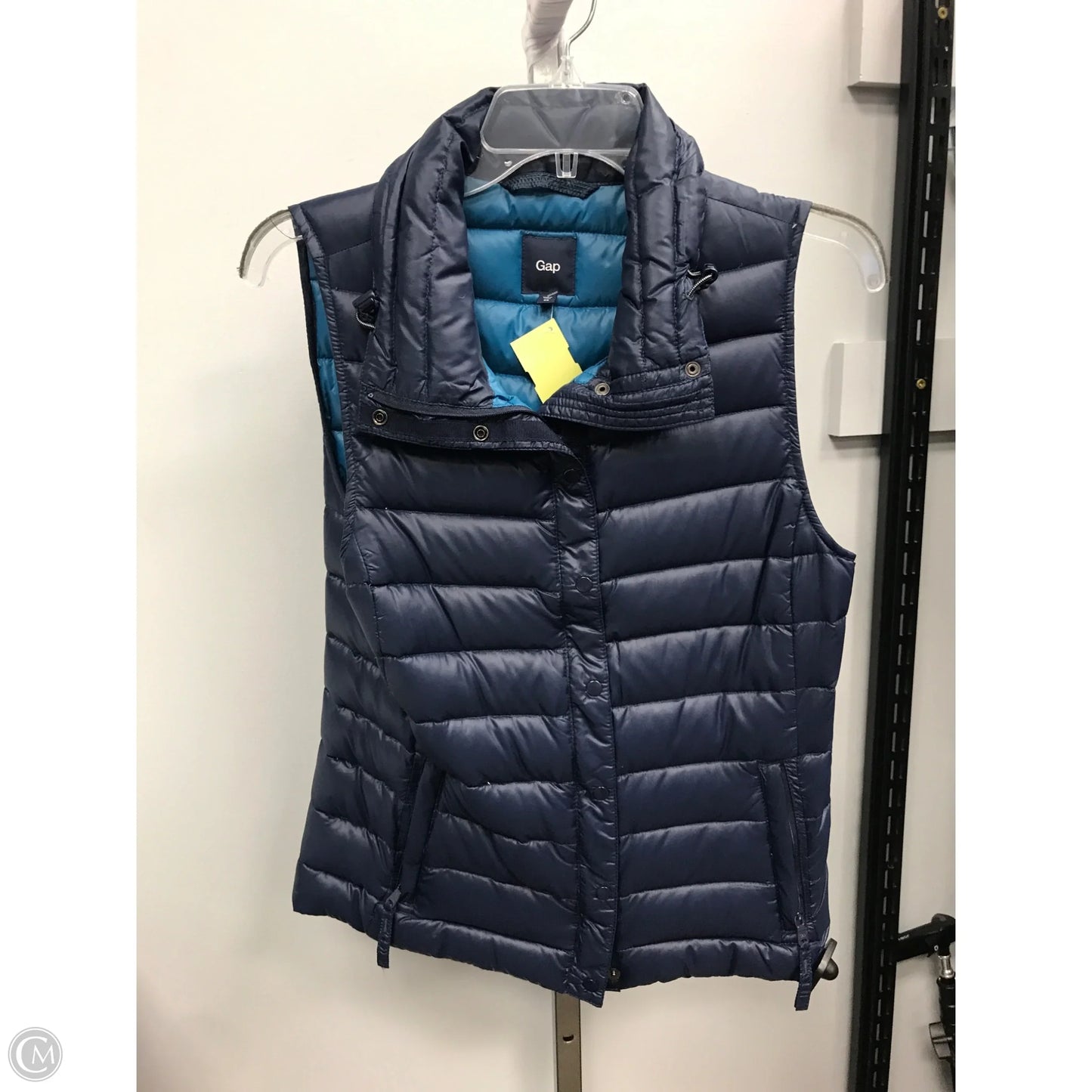 Vest Puffer & Quilted By Gap In Navy, Size: Xs
