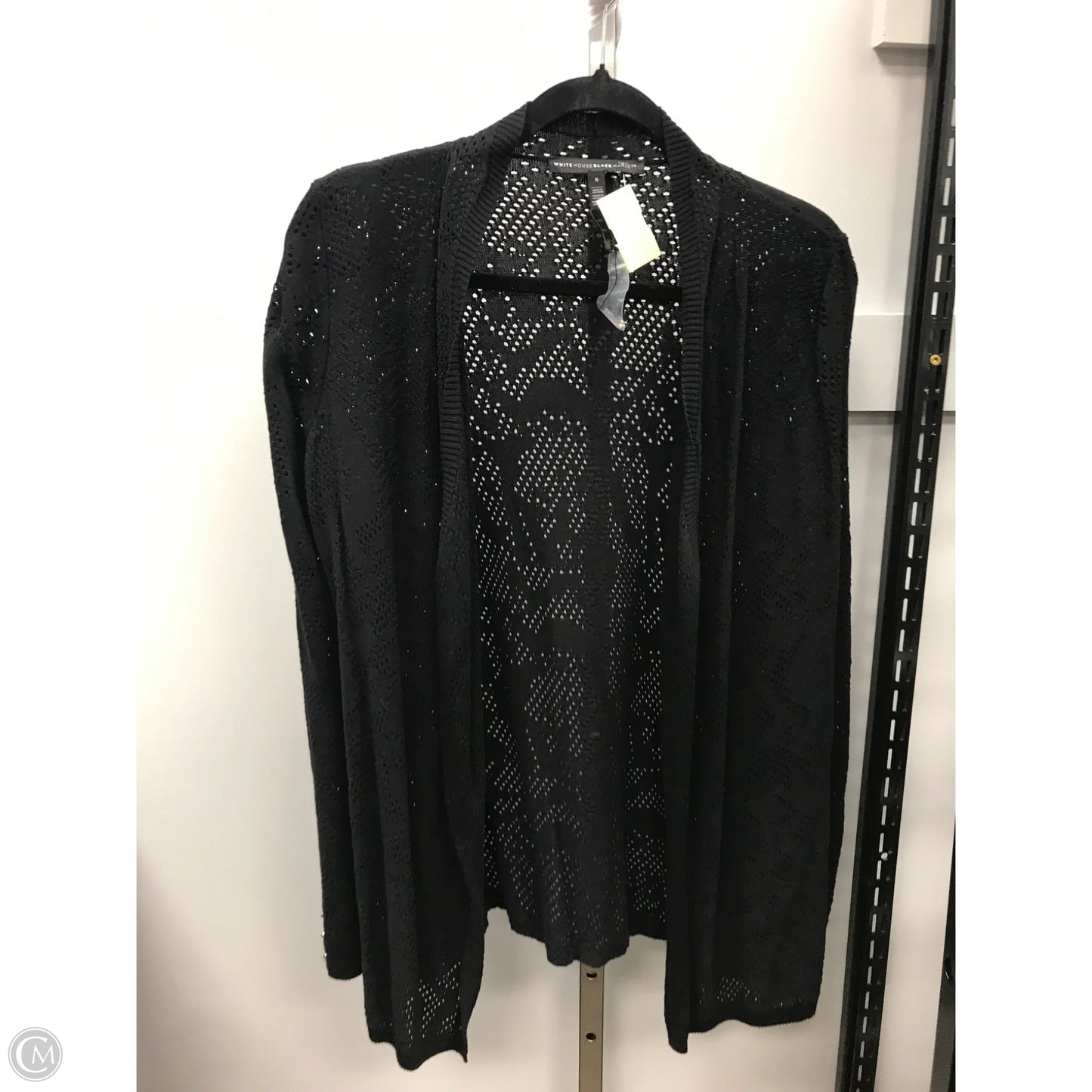 Sweater Cardigan By White House Black Market In Black, Size: S