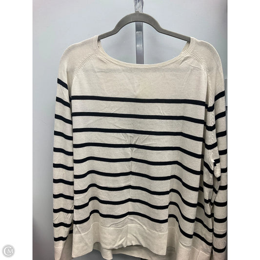 Sweater By H&m In Black & Cream, Size: Xxl