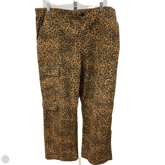 Pants Cargo & Utility By No Boundaries In Animal Print, Size: Xxl