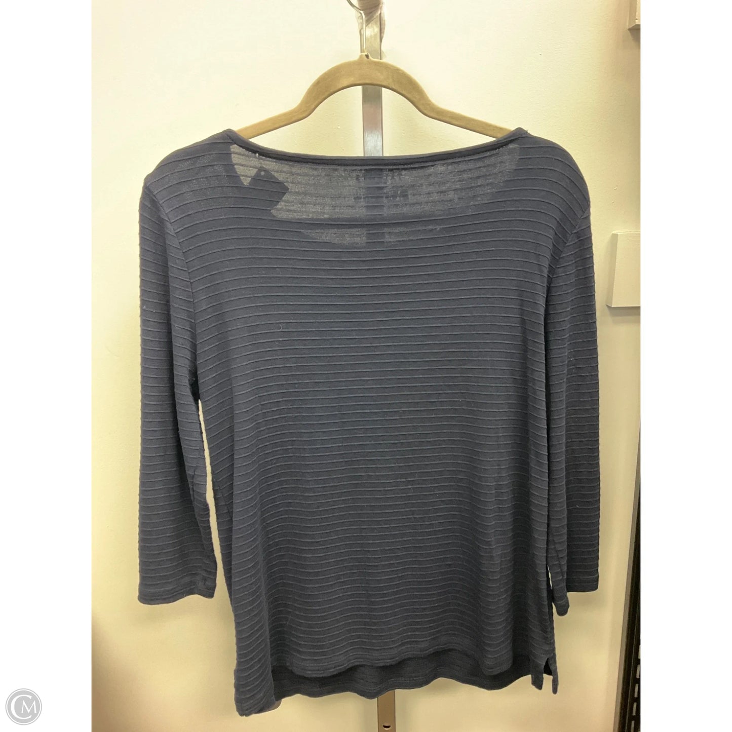 Top Long Sleeve By Talbots In Navy, Size: Mp