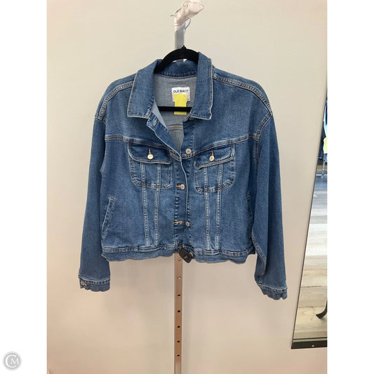 Jacket Denim By Old Navy In Blue Denim, Size: Xl
