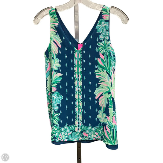 Top Sleeveless Designer By Lilly Pulitzer In Green, Size: Xxs