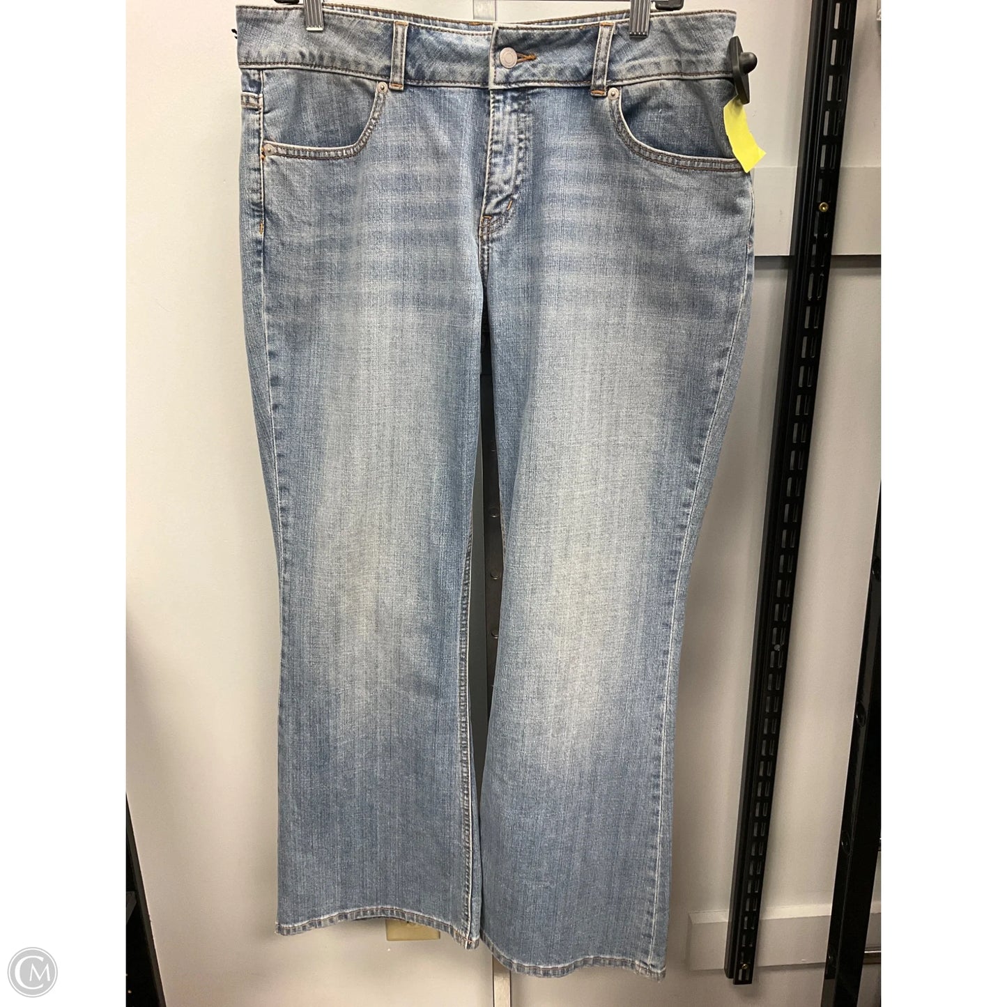 Jeans Wide Leg By London Jean In Blue Denim, Size: 14