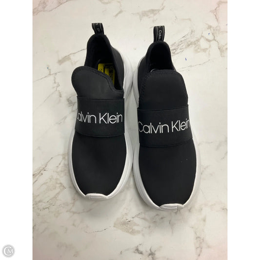 Shoes Athletic By Calvin Klein In Black, Size: 7.5