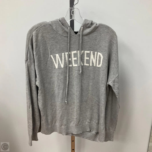 Sweater By Rachel Zoe In Grey, Size: L