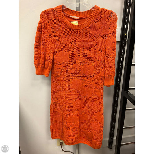 Dress Sweater By Maeve In Orange, Size: M