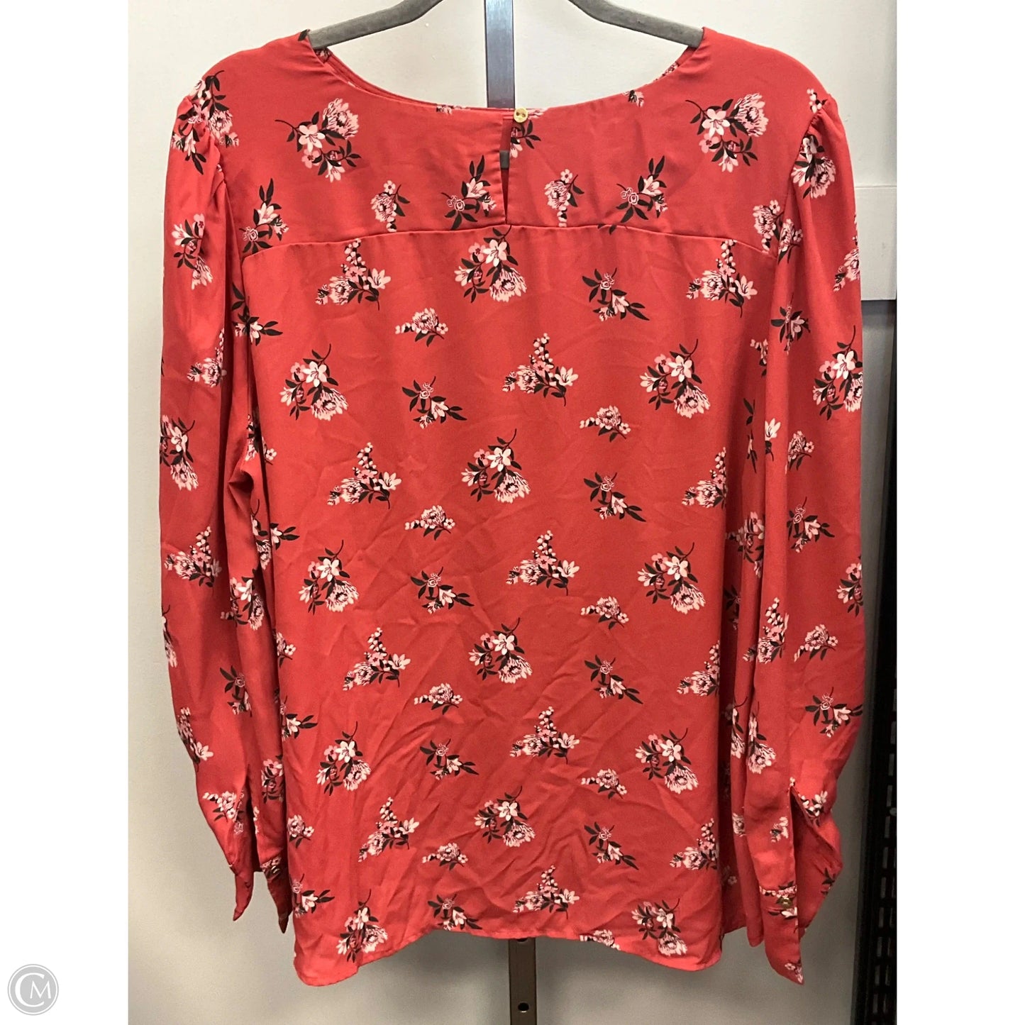 Tunic 3/4 Sleeve By Loft In Orange, Size: Xl