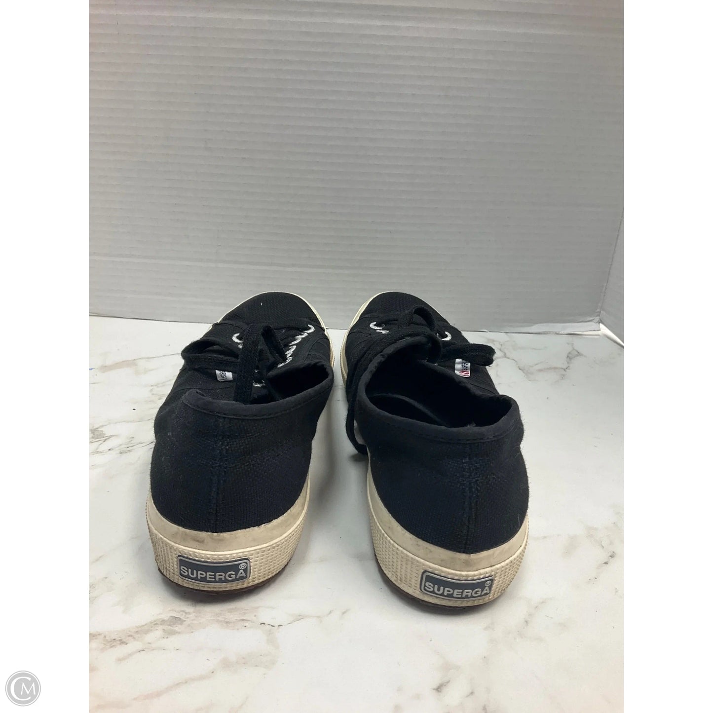 Shoes Sneakers By Superga In Black, Size: 9.5