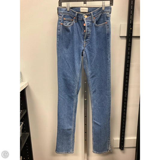 Jeans Straight By Cotton Citizen In Blue Denim, Size: 4