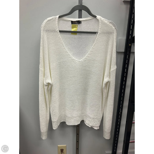 Sweater By Ava Lane Boutique In White, Size: M