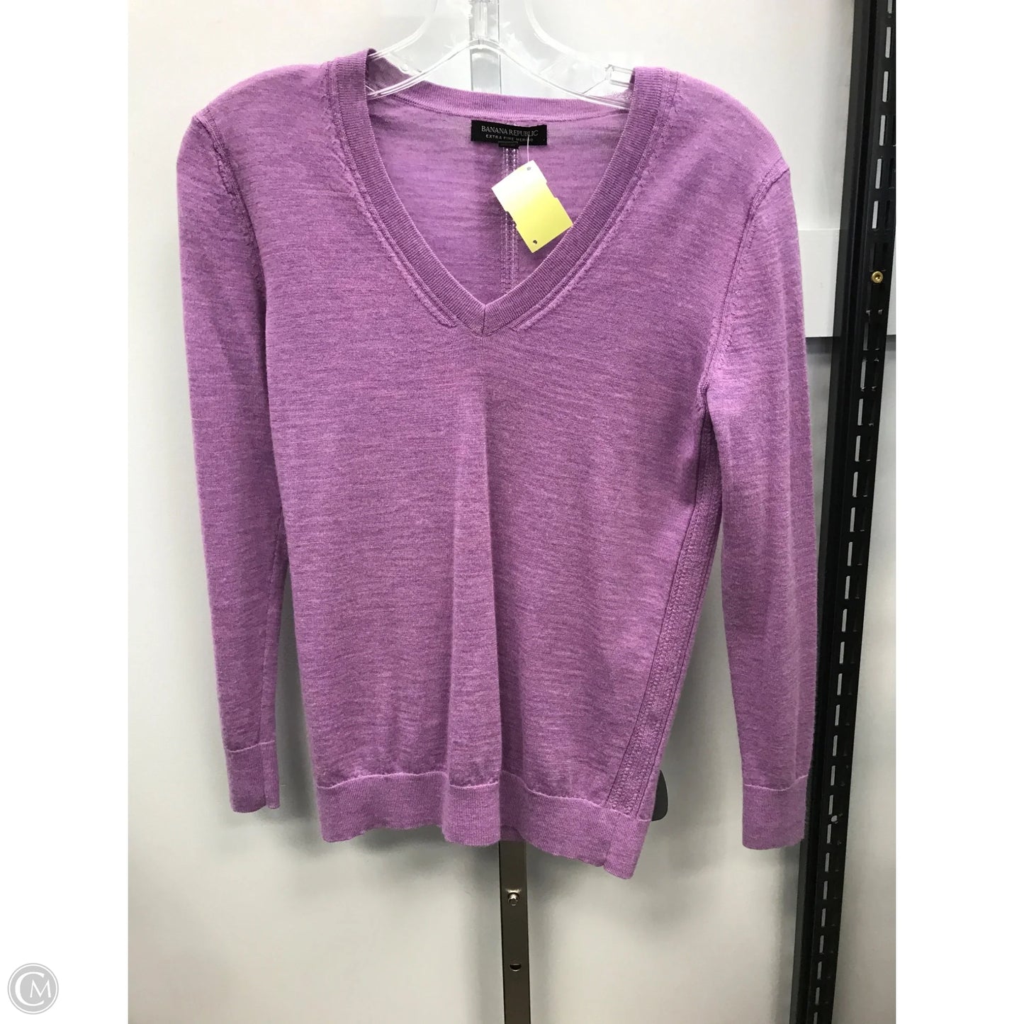 Sweater By Banana Republic In Purple, Size: Xs