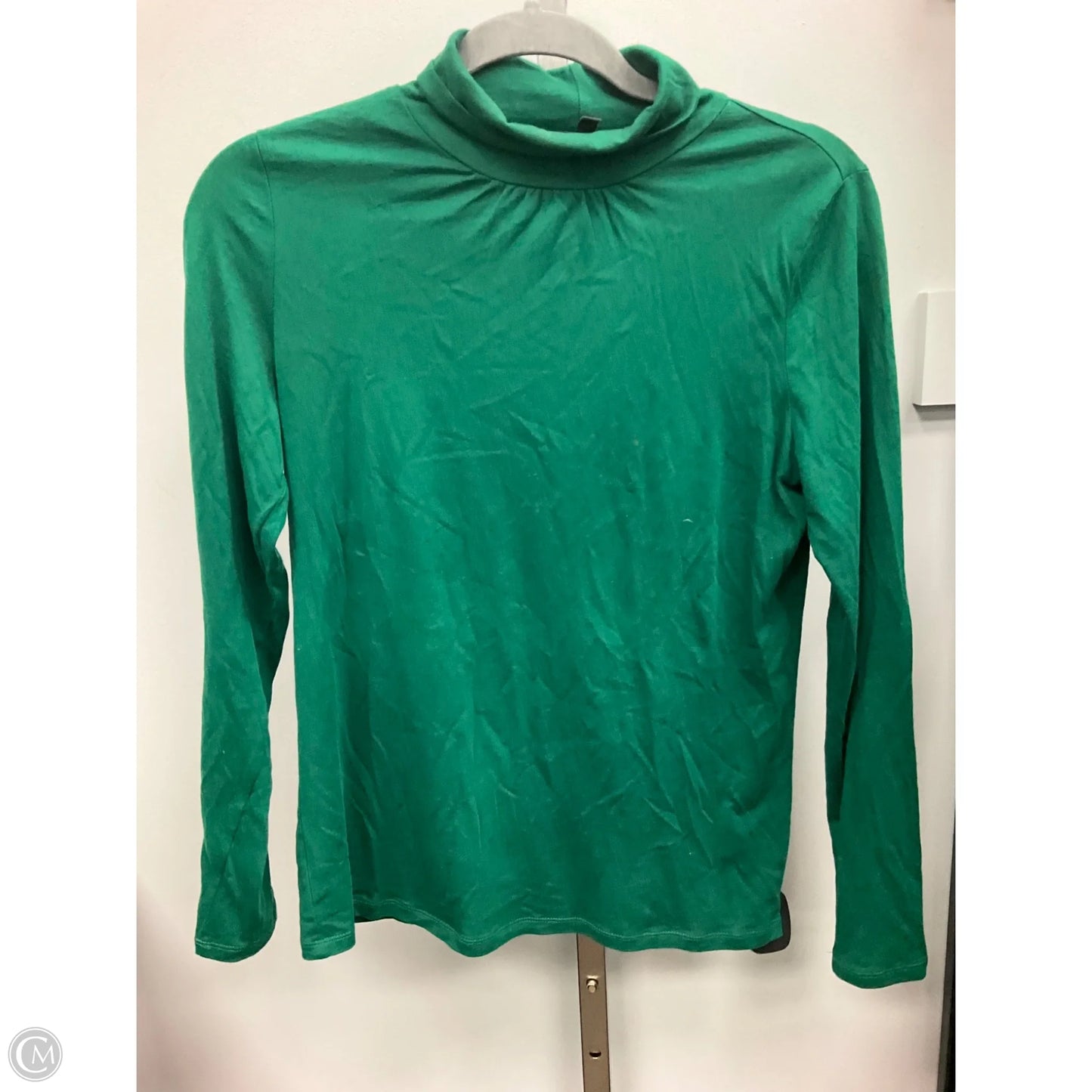 Top Long Sleeve Basic By Talbots In Green, Size: Sp