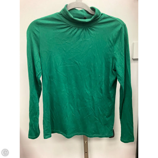 Top Long Sleeve Basic By Talbots In Green, Size: Sp
