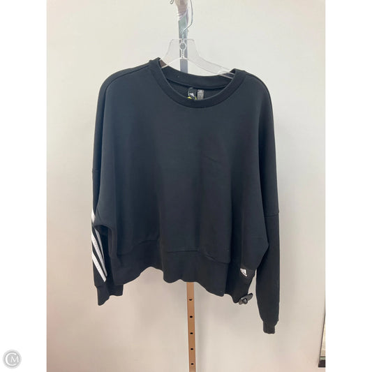 Sweatshirt Crewneck By Adidas In Black, Size: Xl