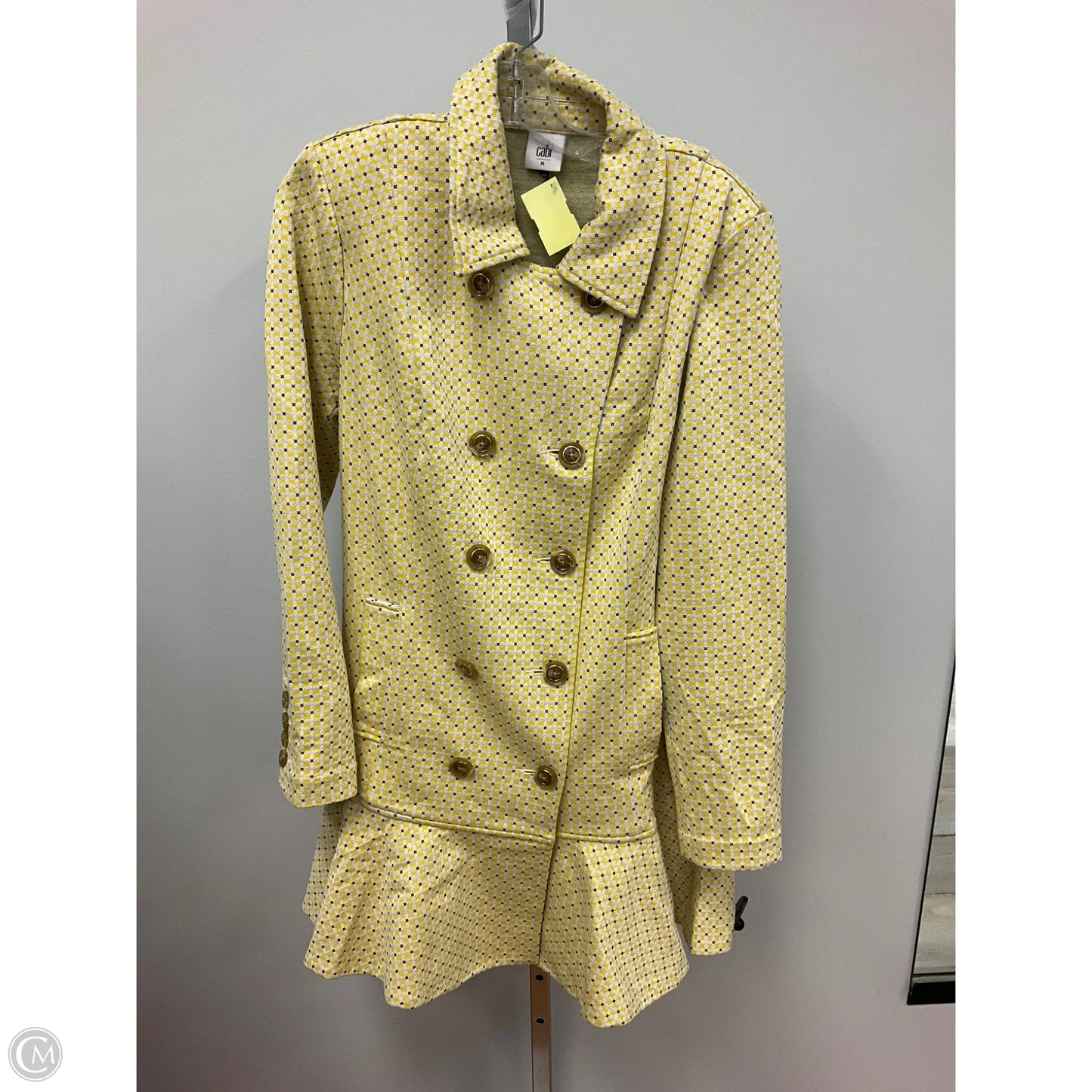 Dress Casual Short By Cabi In Yellow, Size: M