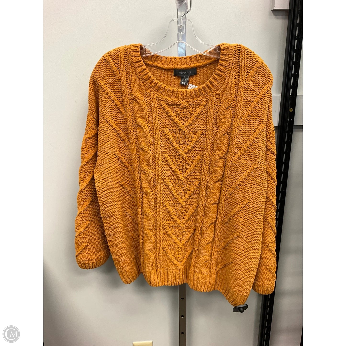 Sweater By Primark In Orange, Size: Xl