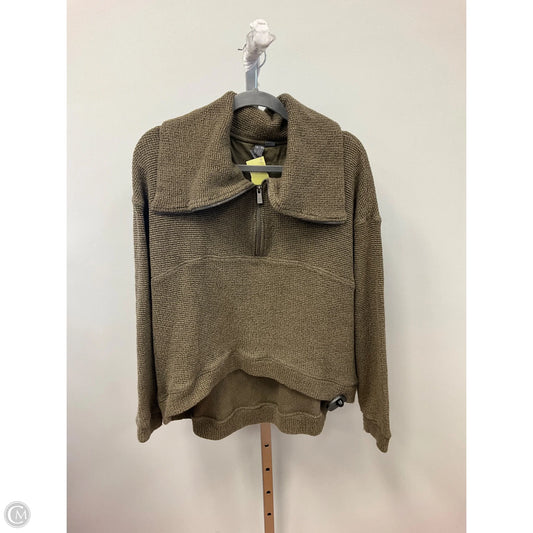 Athletic Top Long Sleeve Collar By Sweaty Betty In Green, Size: M