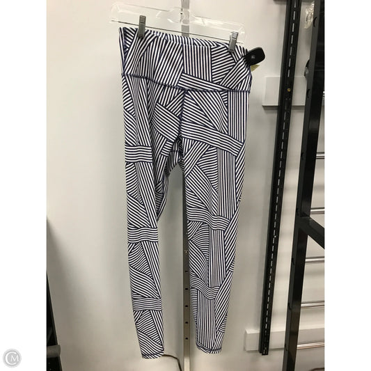 Athletic Leggings By Old Navy In Blue & White, Size: L