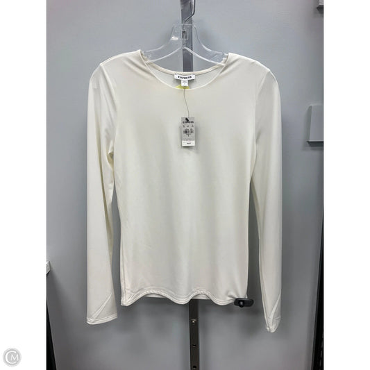 Top Long Sleeve Basic By Express In Cream, Size: S