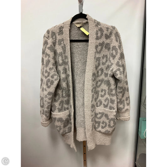Sweater Cardigan By Barefoot Dreams In Animal Print, Size: L
