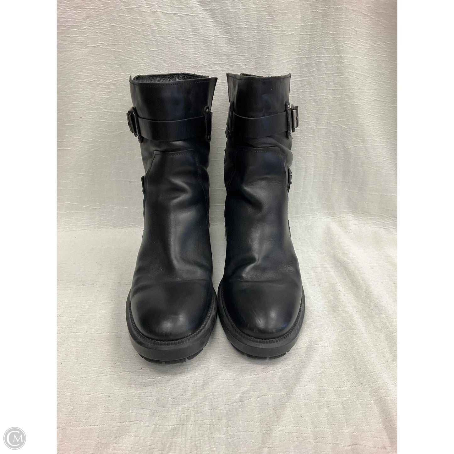 Boots Ankle Heels By Aquatalia In Black, Size: 8.5