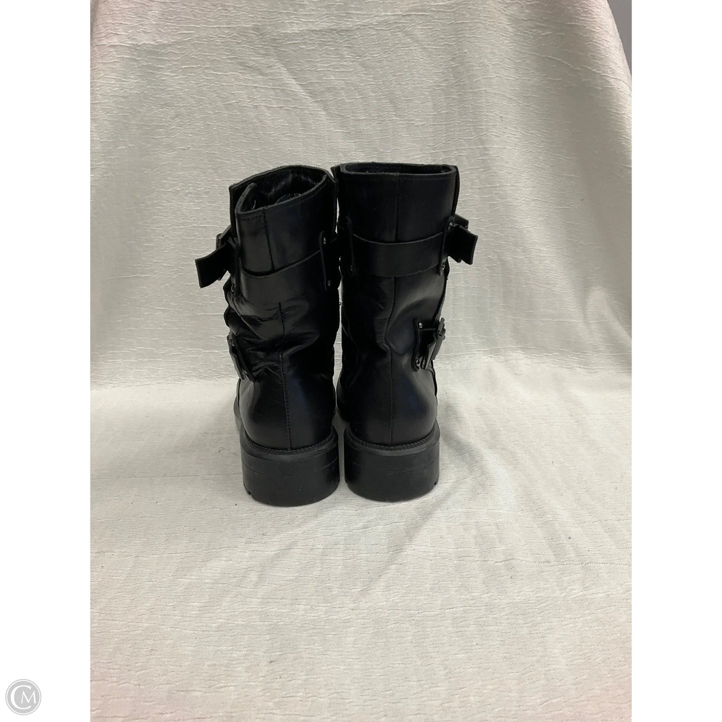 Boots Ankle Heels By Aquatalia In Black, Size: 8.5