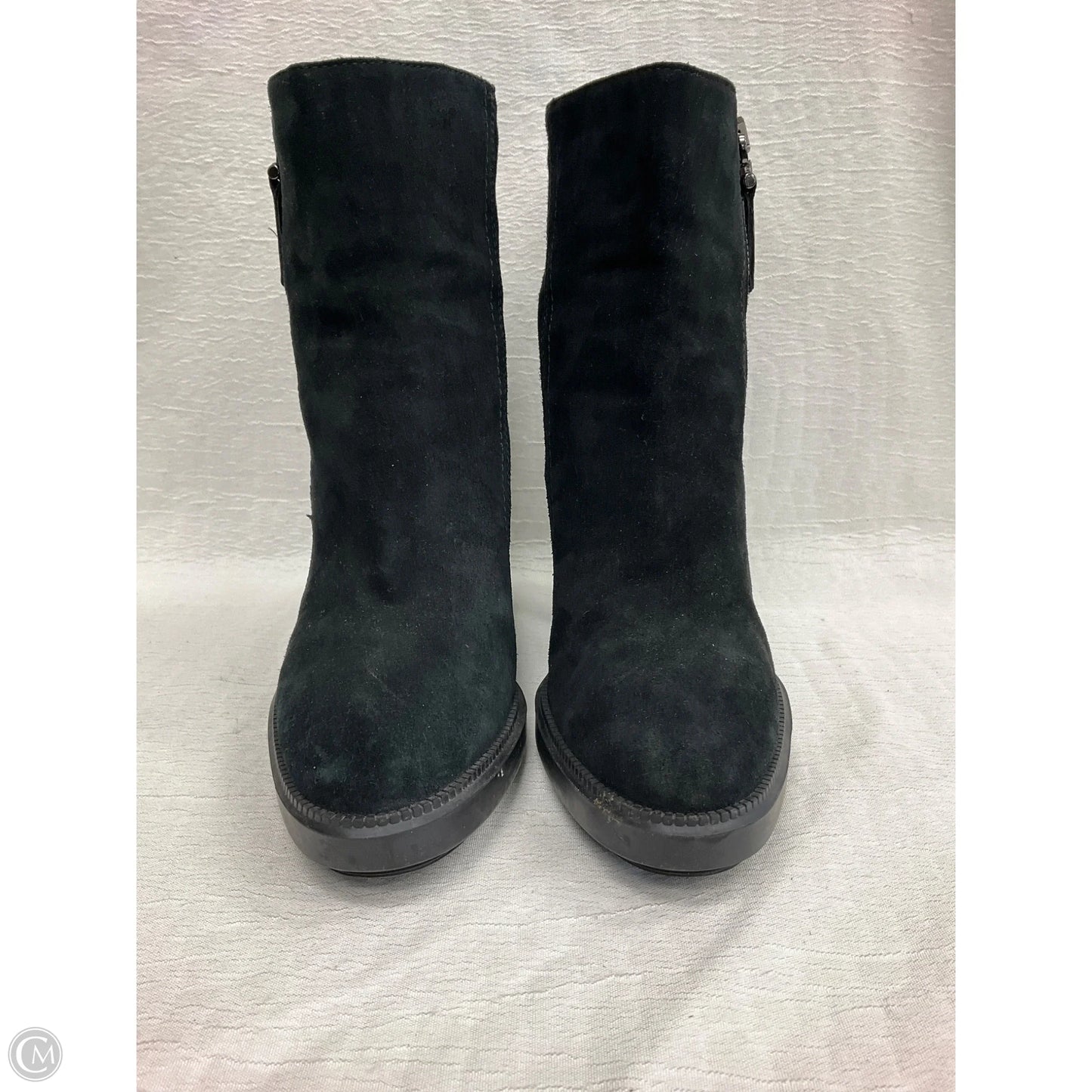 Boots Ankle Heels By Aquatalia In Black, Size: 8.5