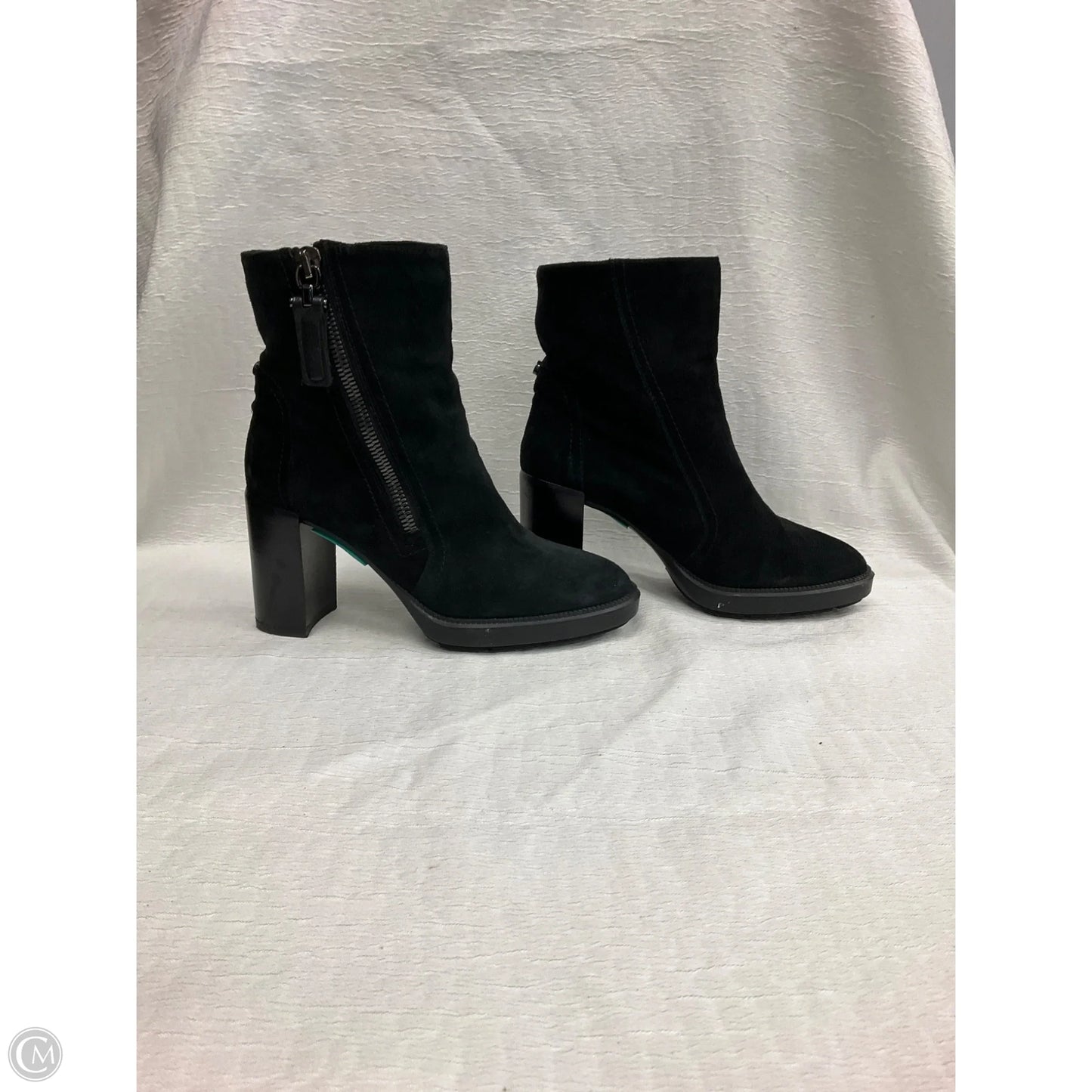 Boots Ankle Heels By Aquatalia In Black, Size: 8.5