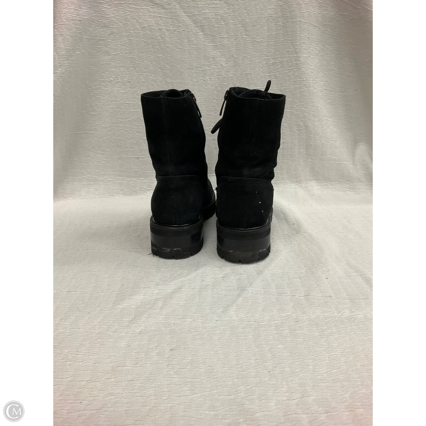 Boots Ankle Heels By Cmc In Black, Size: 8