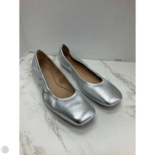 Shoes Designer By Stuart Weitzman In Silver, Size: 8