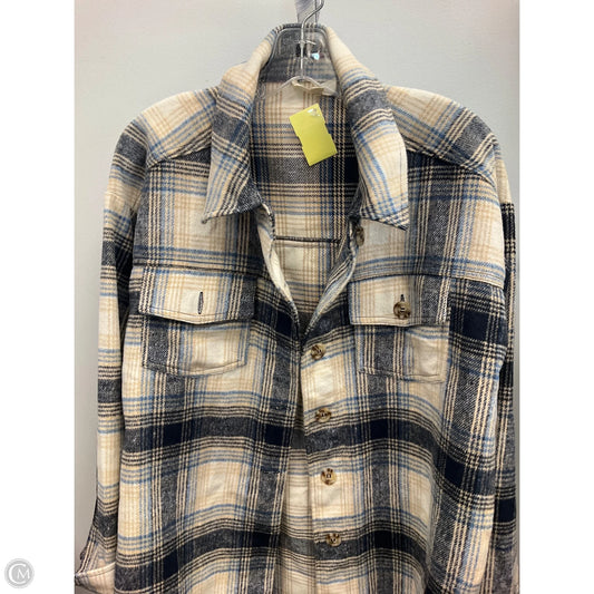 Jacket Shirt By La Hearts In Plaid Pattern, Size: Xs