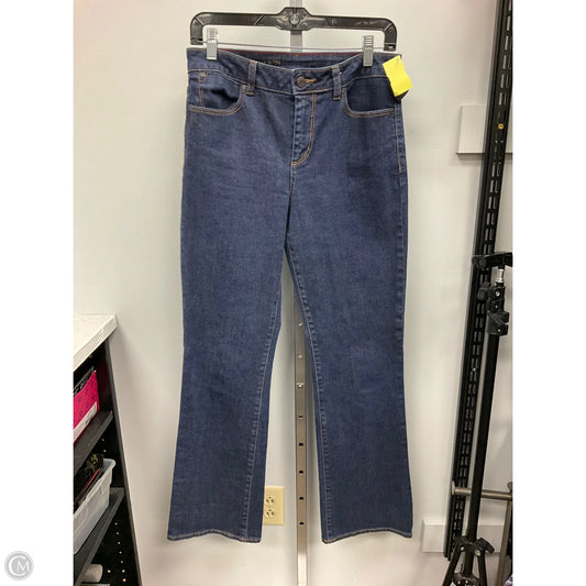 Jeans Boot Cut By Talbots In Blue Denim, Size: 8