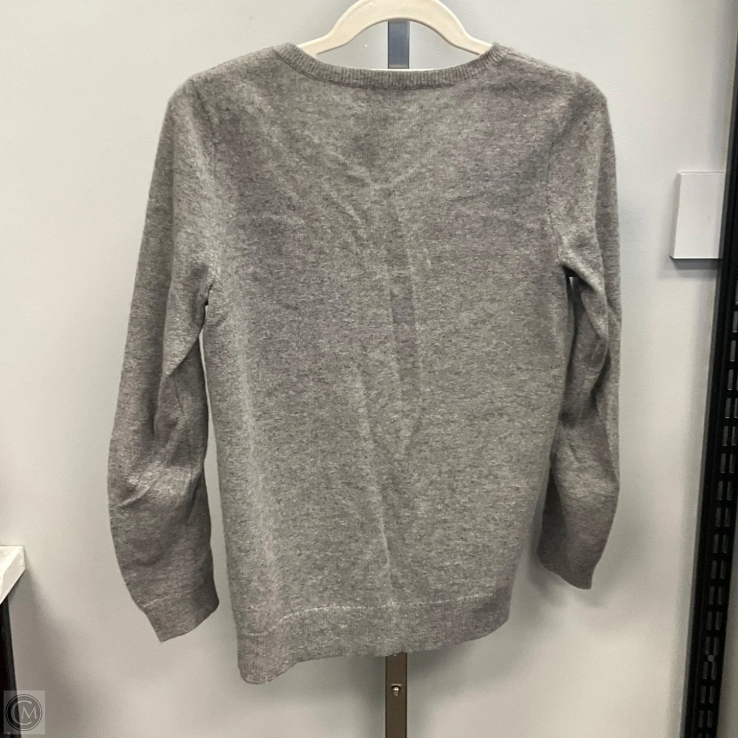 Sweater Cashmere By Bloomingdales In Grey, Size: Xs