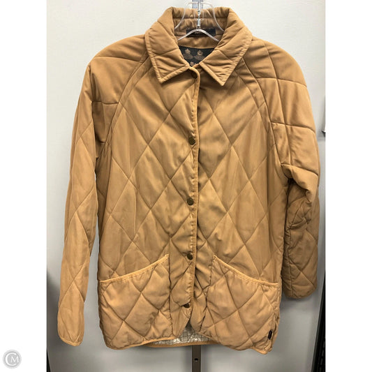 Jacket Puffer & Quilted By Barbour In Tan, Size: 4