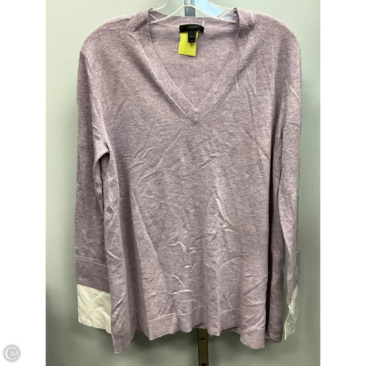 Sweater By J. Crew In Purple, Size: M