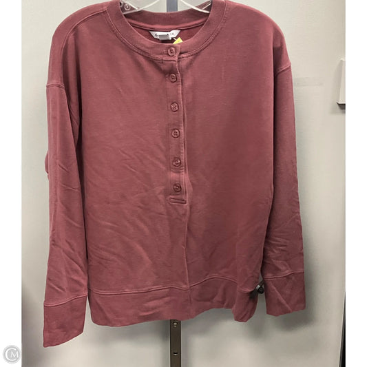 Top Long Sleeve By Athleta In Mauve, Size: S