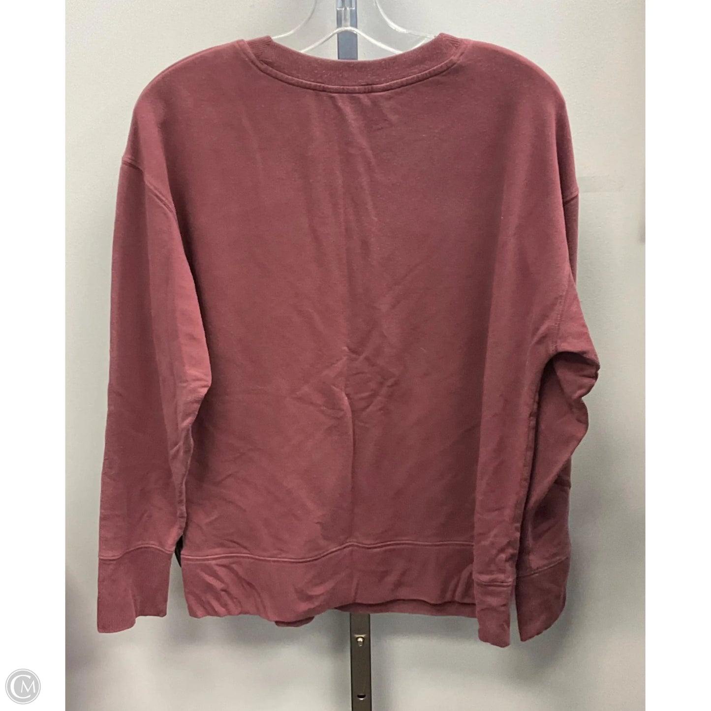 Top Long Sleeve By Athleta In Mauve, Size: S