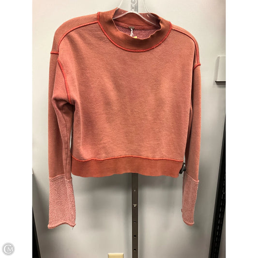 Top Long Sleeve By Free People In Orange, Size: Xs