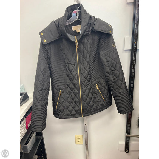 Jacket Puffer & Quilted By Michael By Michael Kors In Black, Size: L