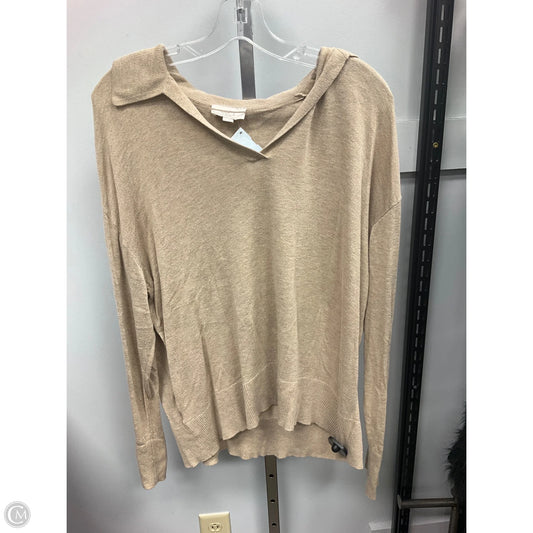 Top Long Sleeve By Loft In Beige, Size: Xl
