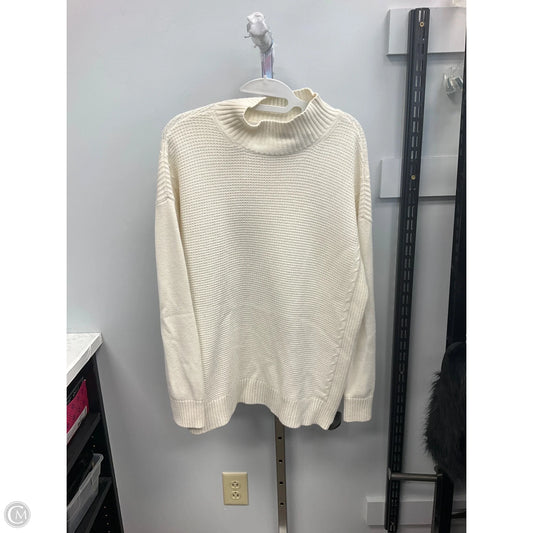 Sweater By Talbots In Cream, Size: L