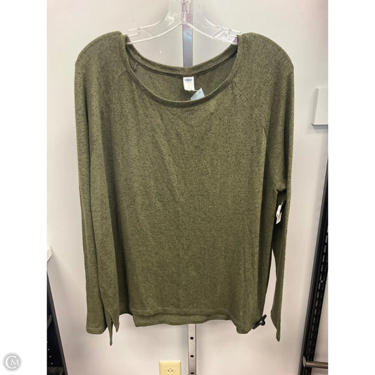Top Long Sleeve By Old Navy In Green, Size: L