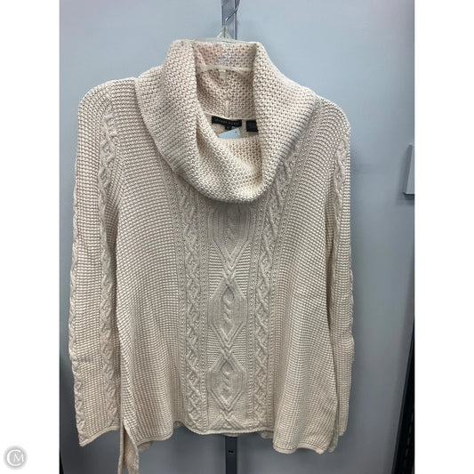 Sweater By Jeanne Pierre In Cream, Size: S